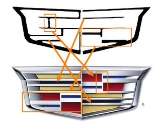 Illustration for article titled Let's Look at The New Logo on Cadillac's First Electric Vehicle
